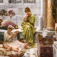 woman child people Tile Mural Kitchen Bathroom Wall Backsplash Marble Ceramic   182315253406